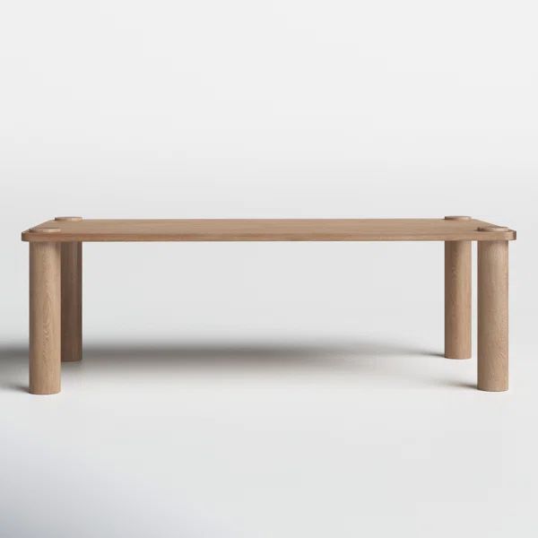 Ludo 88" Solid Wood Oak Dining Table | Wayfair North America
