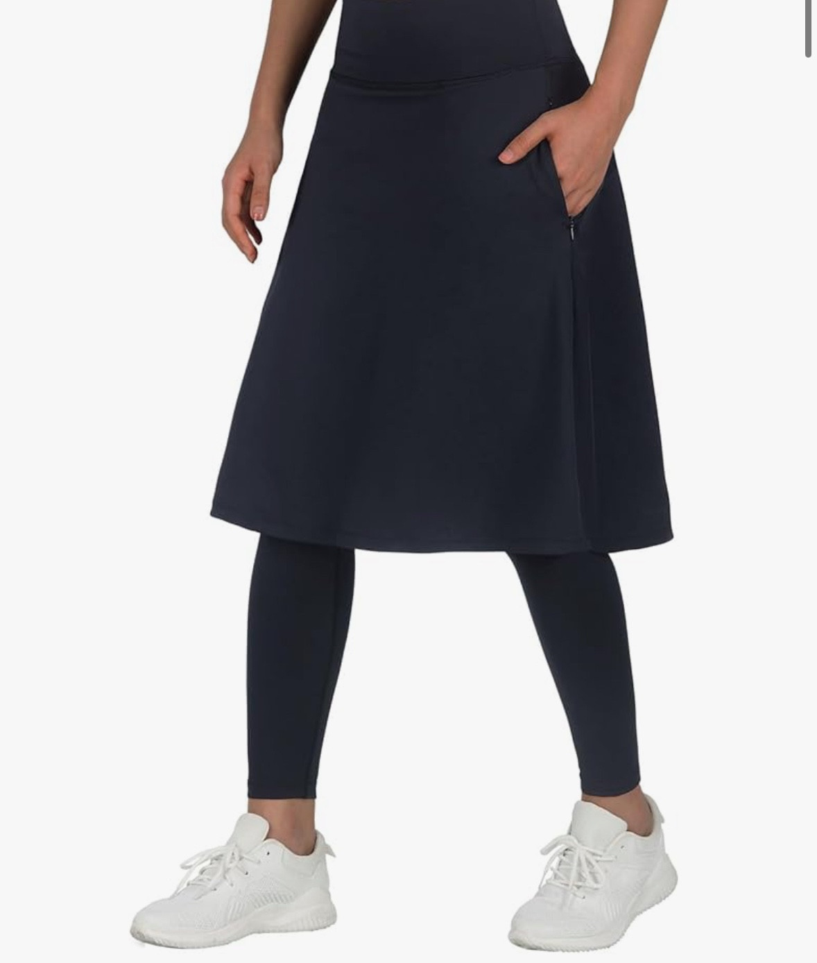 SALE on my favorite fall/winter Athletic Skirt! 

I have this in black & navy and love both. 

⭐️They have zipper pockets 🙌🏻
⭐️Ankle length leggings. 
⭐️ Quality is amazing!

I give this skirt: ⭐️⭐️⭐️⭐️⭐️ 

#athleticskirt #modestapparel #skirt #modesty 

#LTKFindsUnder50 #LTKSaleAlert #LTKActive