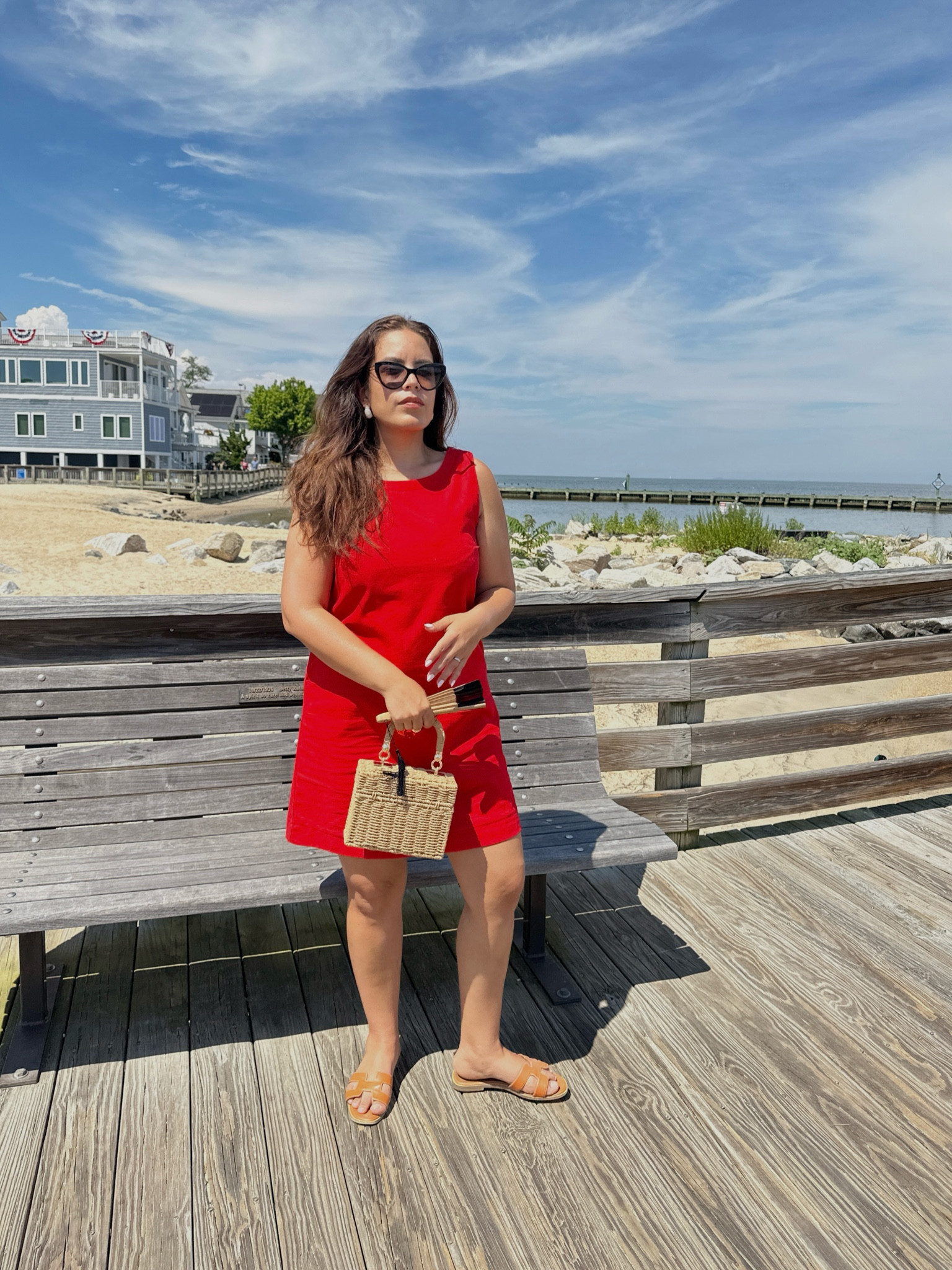  Red linen for this 100 degree weather 

#LTKMidsize #LTKStyleTip