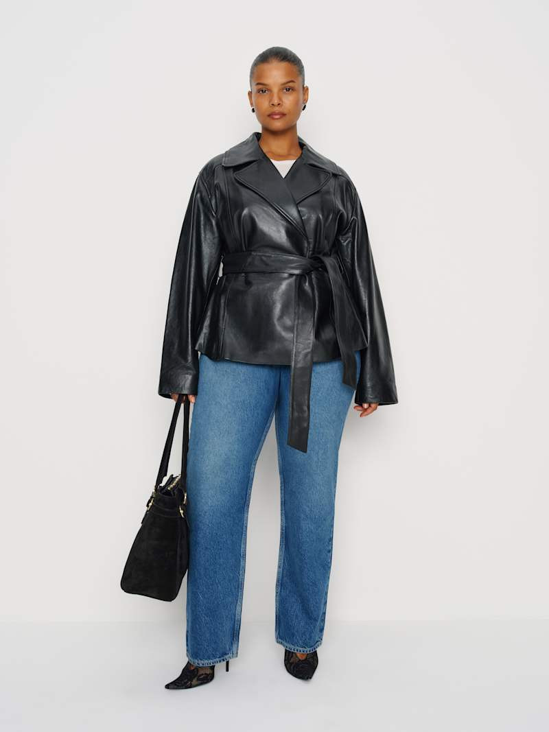 Veda Jaden Cropped Trench Es | Reformation (Global)