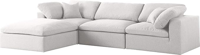 Amazon.com: Meridian Furniture Serene Collection Modern | Contemporary Deluxe Cloud-Like Comfort ... | Amazon (US)