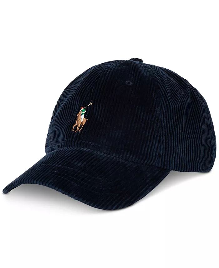 Polo Ralph Lauren Men's Corduroy Ball Cap & Reviews - Hats, Gloves & Scarves - Men - Macy's | Macys (US)