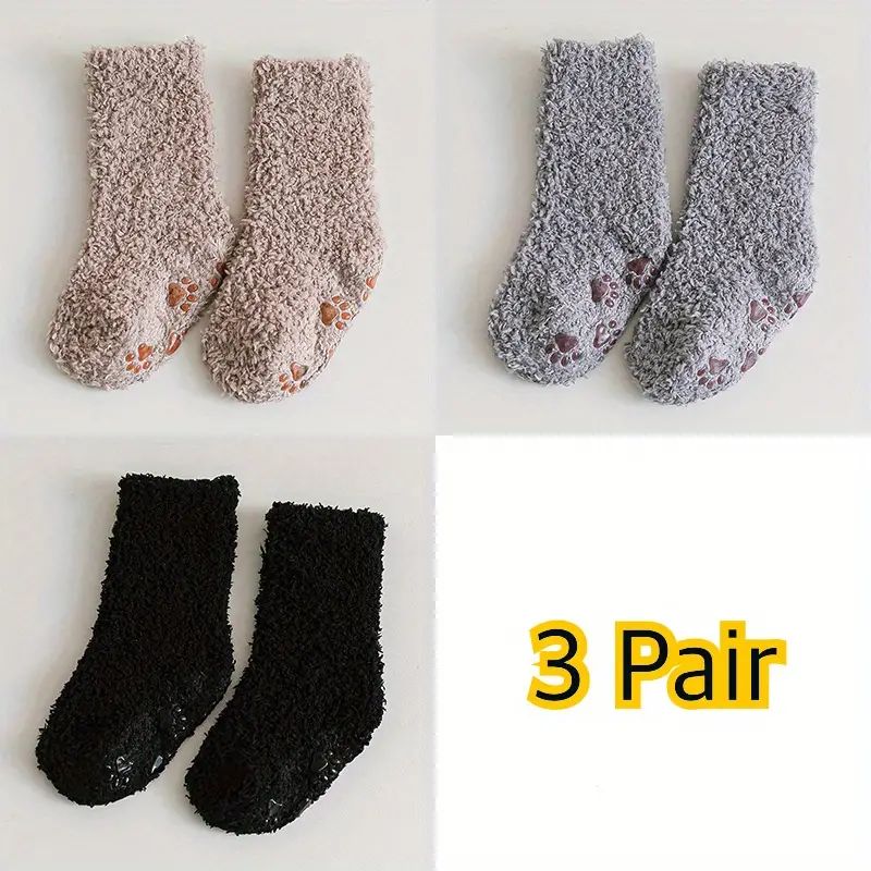 Baby Boys Kids Thickened Warm Coral Fleece Socks Winter Anti - Temu | Temu Affiliate Program