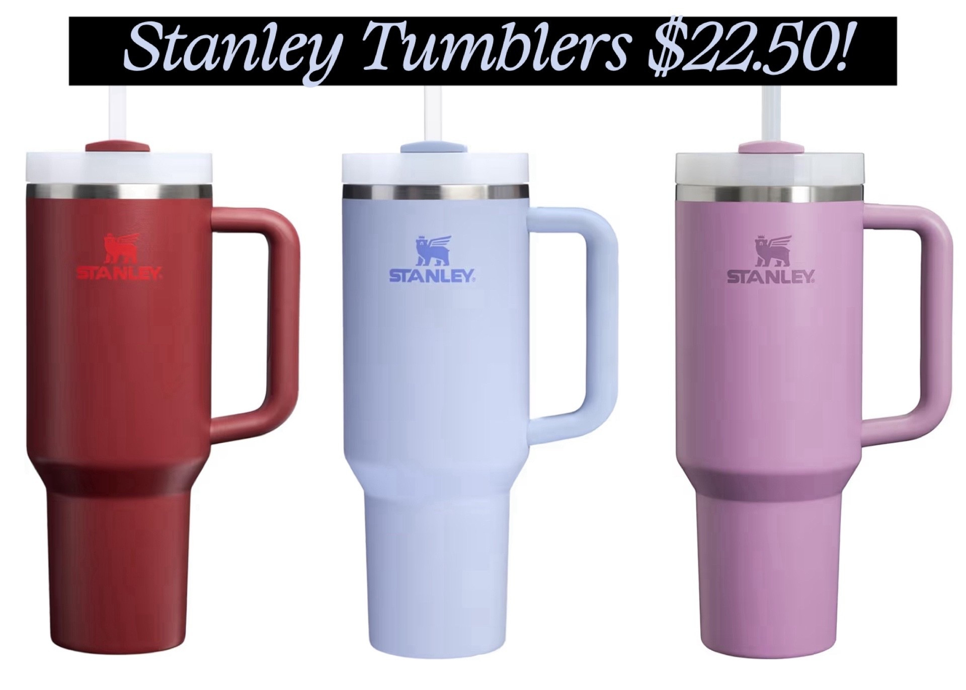 Stanley 40oz Tumblers are down to only $22.50 today at Amazon in these three colors! Excellent 50% Off deal that is only available while supplies last! 💦 They come in Stanley boxes as well that are easy for gifting. 

#LTKSaleAlert #LTKGiftGuide #LTKActive