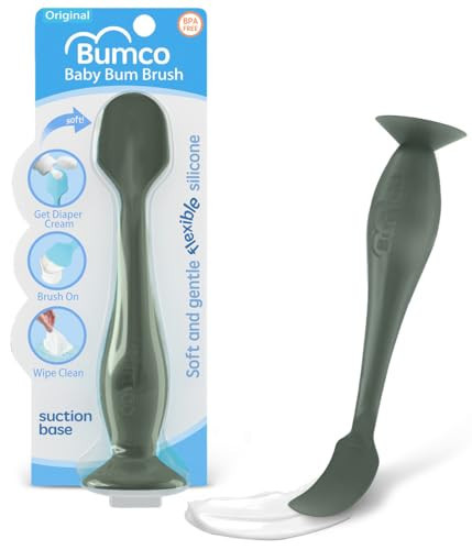 Bumco Diaper Cream Spatula - BPA-Free Diaper Bag Essentials, Soft Butt Spatula Baby, Mom-Invented Butt Paste Spatula, Bumco Diaper Cream Spatula, Flexible Diaper Cream Applicator, Bumco Baby Bum Brush | Amazon (US)