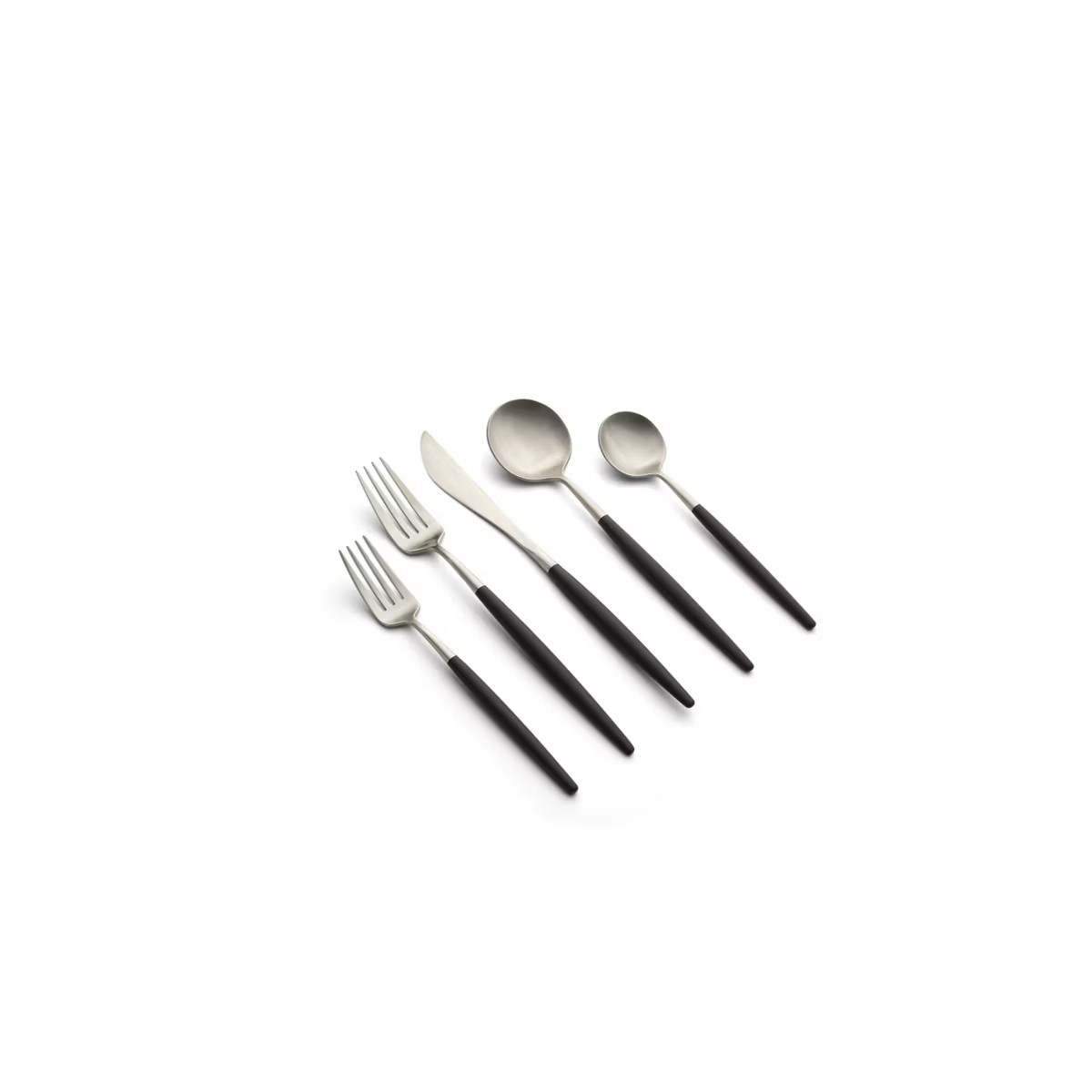 20pc Sojourn Black Satin Flatware Set - Cambridge Silversmiths | Target