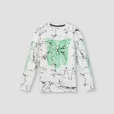 Boys' Halloween Graphic Long Sleeve T-Shirt - art class™ White | Target