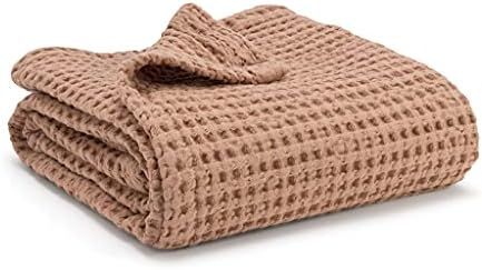 Simka Rose Baby Waffle Blanket, 100% Soft Cotton Lightweight Blanket – Receiving Baby Toddler Blanke | Amazon (US)