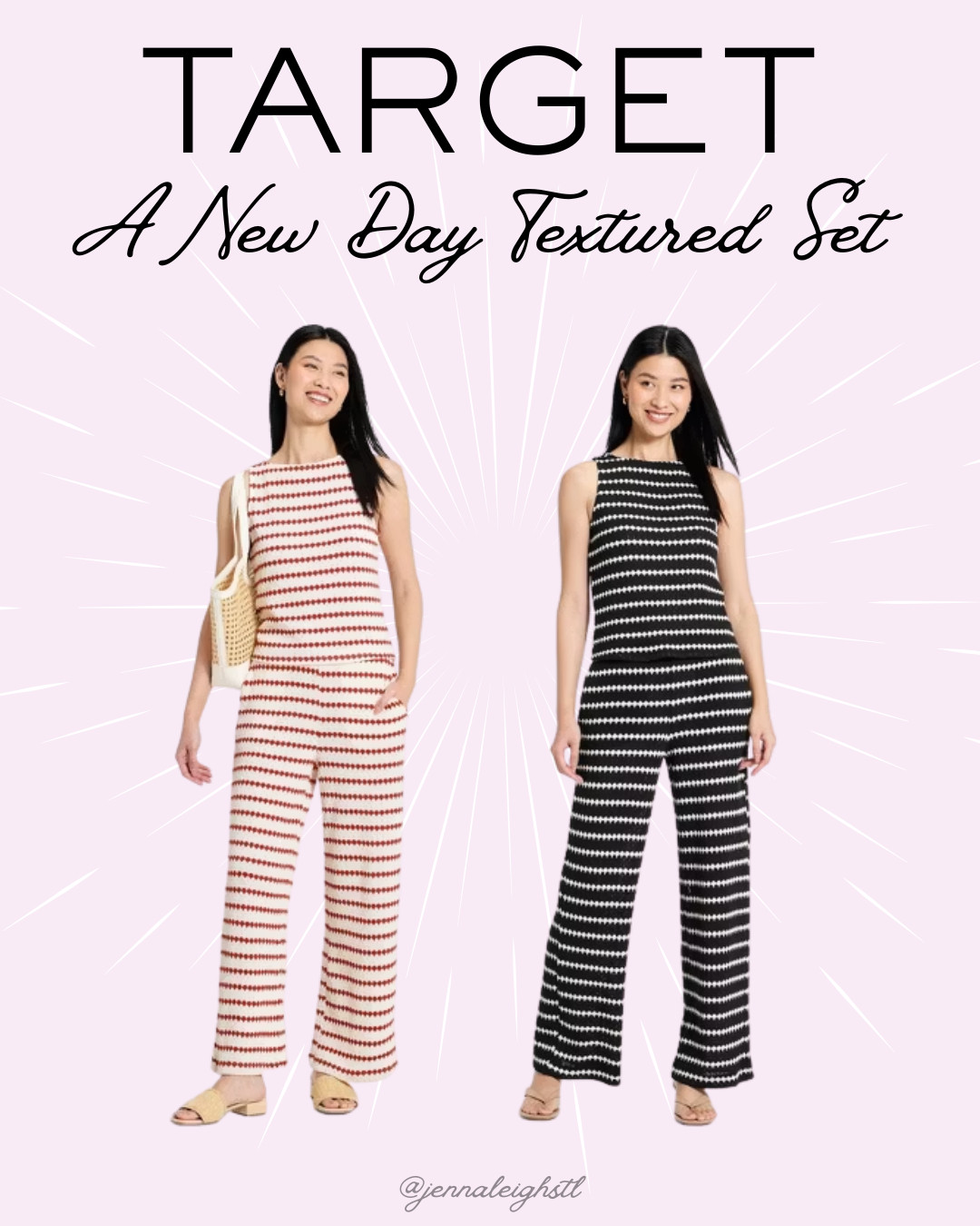 Loving this A New Day textured set from Target. The red and white is so cute for all the summer holidays, but the black and white is such a good staple you’ll wear all season long. 

 #LTKSeasonal #LTKMidsize #LTKWorkwear