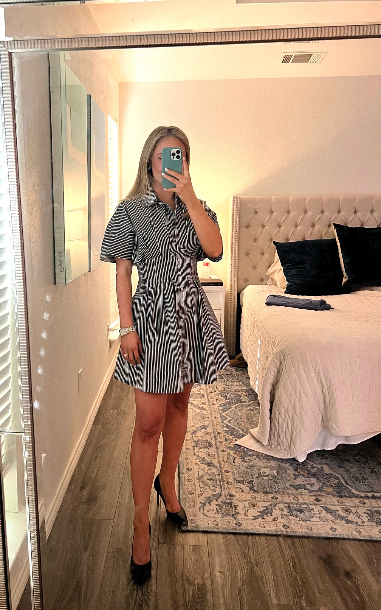 LOVE this dress. So easy to wear for work, a dinner date or vacation! Wearing a size Small! 

#LTKFindsUnder100 #LTKTravel #LTKSeasonal