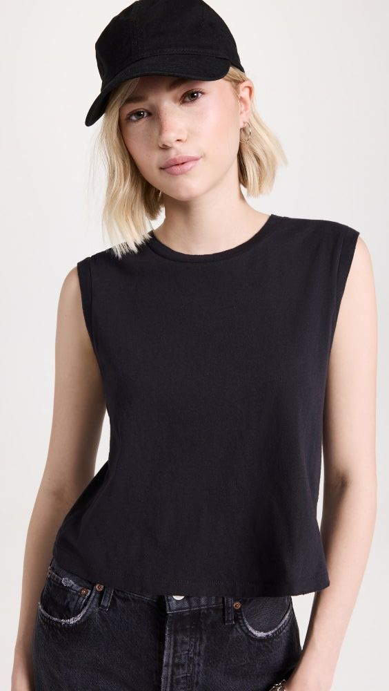 AMO Sleeveless Babe Tee | Shopbop | Shopbop