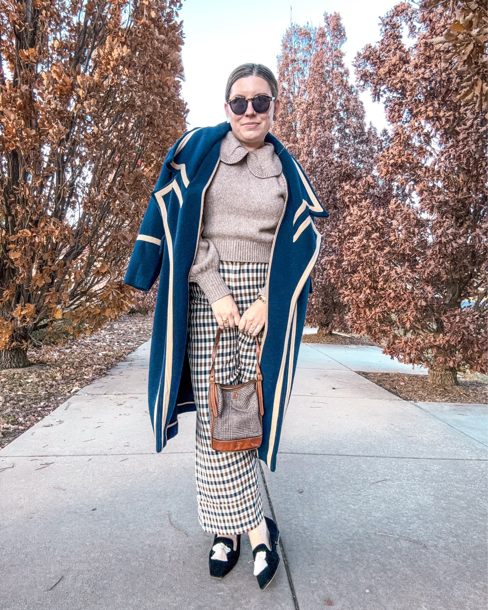 Polo Holiday - Look 8 🎄 
A curated style series

This coat is one of those pieces that I rented MULTIPLE times before I finally admitted that I needed it permanently. I’m so glad that I have added it to my collection because it is epic and goes with so much. Anyhow- it is still available for rent, as is this cute sweater, from Nuuly. Use my link to get $30 off of your first month.

Coat - Nocturne (2nd hand linked)
Sweater - Astr the label (linked)
Pants - Dillards past season
Loafers - Dillards past season
Bag - Polo Ralph Lauren (linked)
Sunglasses - Tom Ford (linked)
Bracelet - Michael Kors
Earrings - Hermes (linked- or rent and use my coupon below for SWITCH)
Monogram Ring - Marleylilly (linked)

Try Nuuly and get $30 off! https://share.nuuly.com/kat42828

Want to rent luxury jewelry? Try Switch! They have the coolest modern and vintage pieces and the selection of designers is truly impressive. 
Start off with a $50 purchase credit by using my code: BONDKAT22J

#LTKTall #LTKHoliday #LTKSeasonal