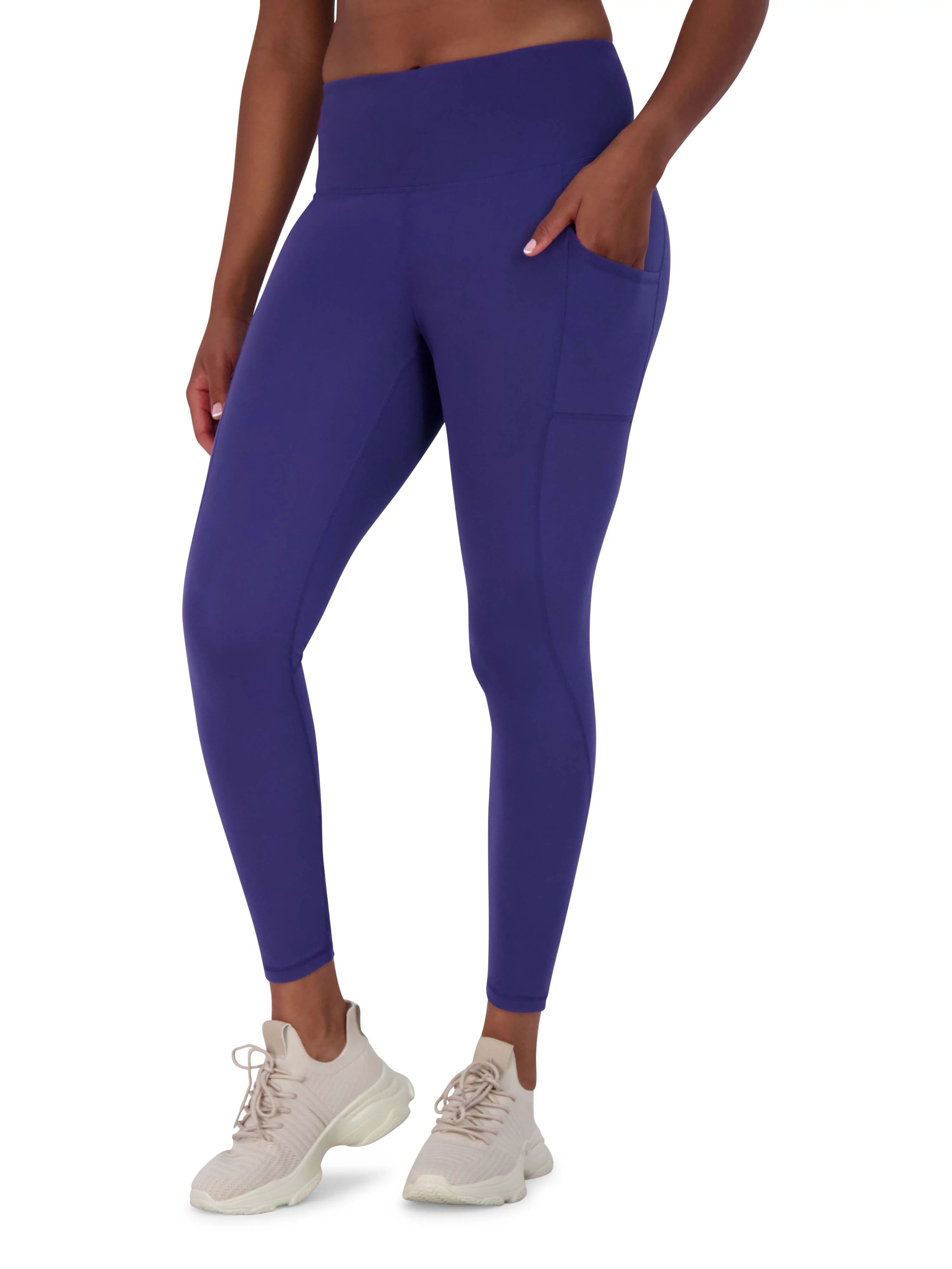 Reebok Women's Everyday Highrise 7/8 Legging with 25" Inseam and Side Pockets | Walmart (US)