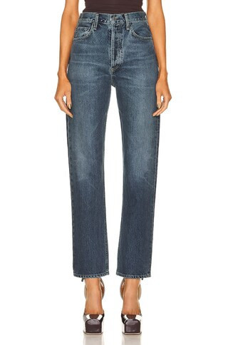 AGOLDE 90's Pinch Waist Jeans in Blue | FWRD 