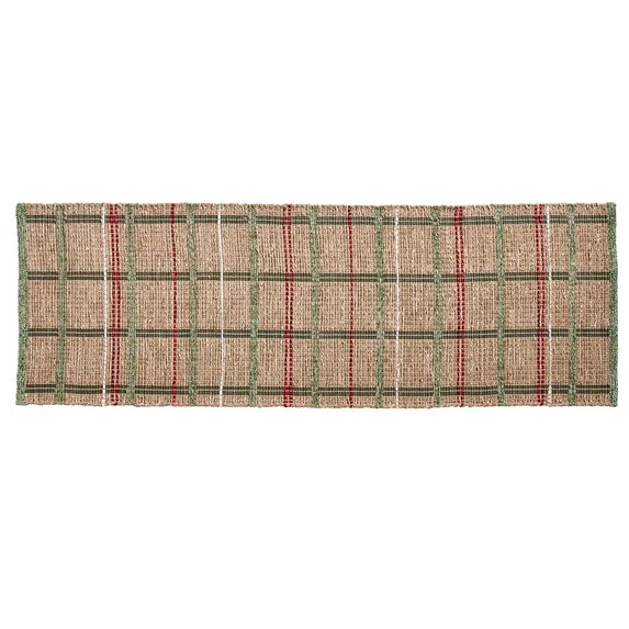 Better Homes & Gardens Jute Plaid 24" x 72'" Runner Rug | Walmart (US)