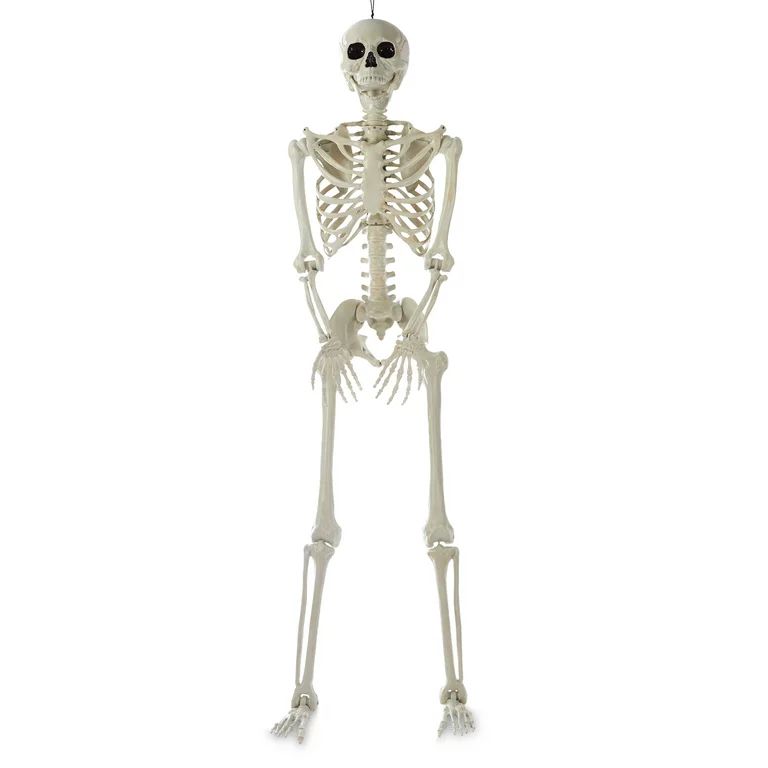 Way to Celebrate Realistic Posable Titan Skeleton, 84 inch, Walmart Halloween Decor | Walmart (US)