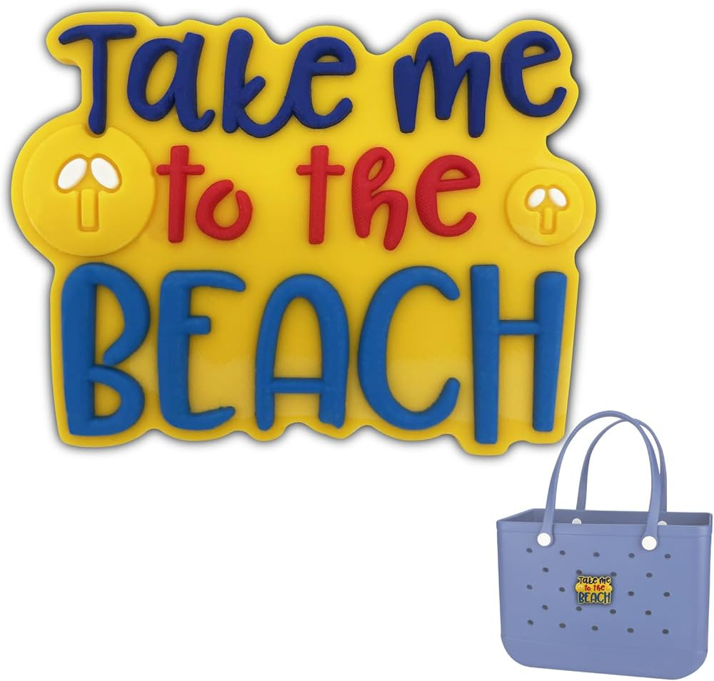 Decoration Charms for Bogg Bag Accessories Charms,MOMLIFE Bag Charms for Beach Tote Bag Rubber Be... | Amazon (US)