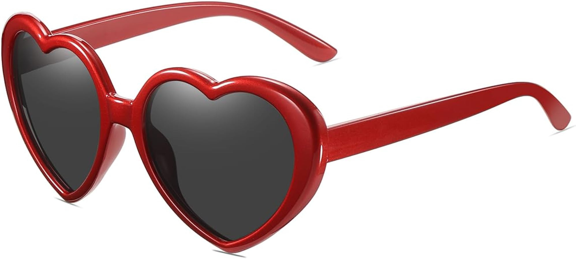 JOVAKIT Polarized Heart Shaped Sunglasses for Women Vintage Fashion Lovely Retro Oversized Eyegla... | Amazon (US)