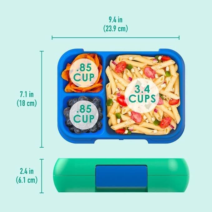 Bentgo® Pop - Bento-Style Lunch Box for Kids 8+ and Teens - Holds 5 Cups of Food with Removable ... | Amazon (US)