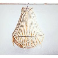 Handmade Wooden Beaded Chandeliers | Etsy (UK)
