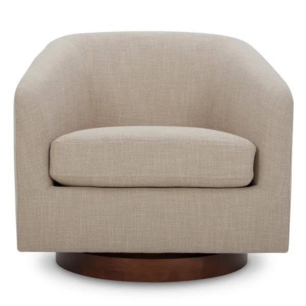 Aiden Upholstered Swivel Armchair | Wayfair North America