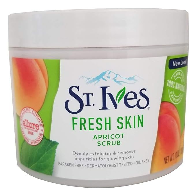 St. Ives Fresh Skin Exfoliating Apricot Scrub, 283ml, 10 fl.oz. (Pack of 3) | Amazon (US)