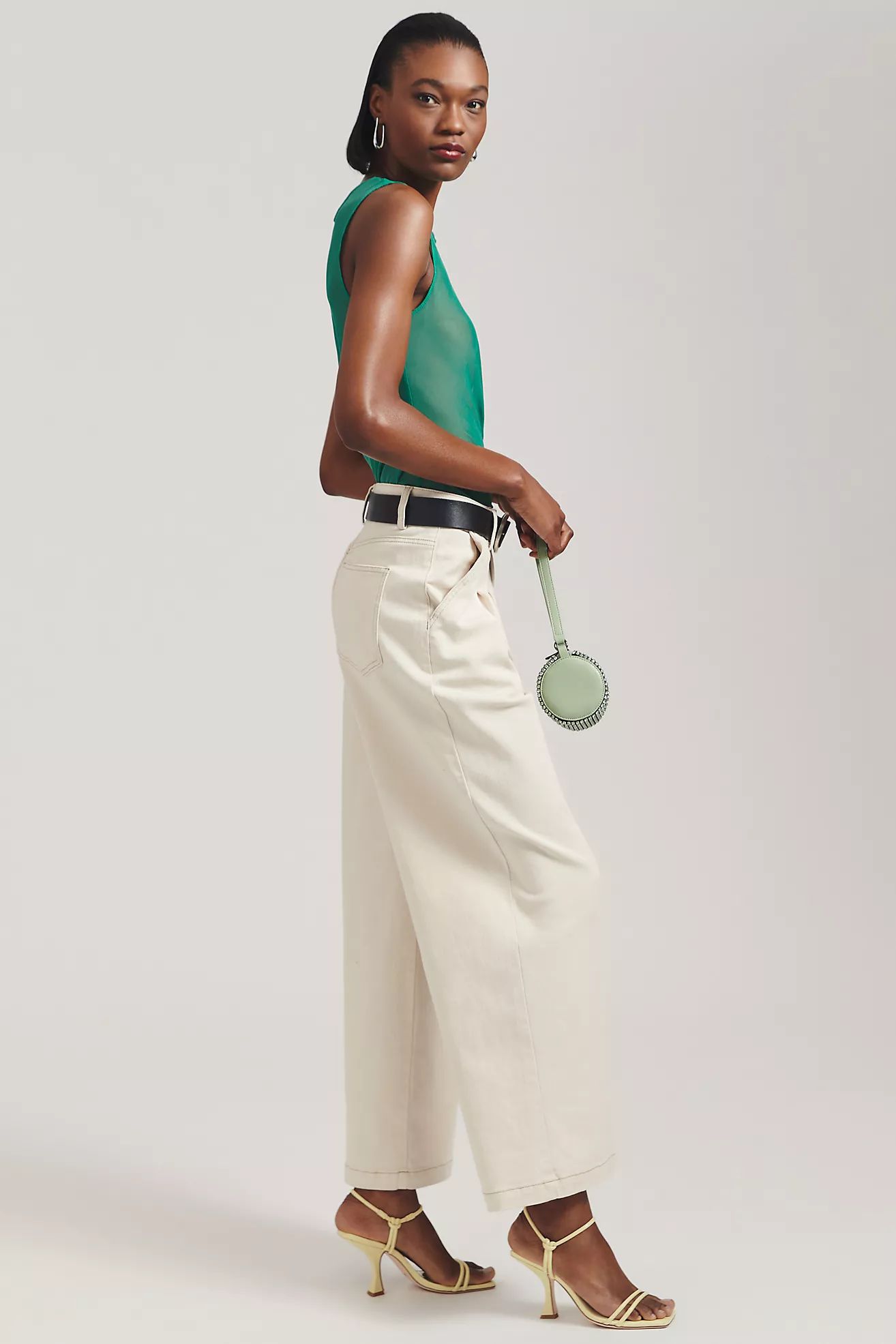 Bagatelle Cropped Wide-Leg Trousers | Anthropologie (US)