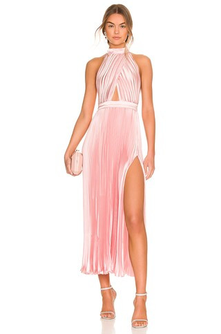 L'IDEE Renaissance Split Gown in Light Pink from Revolve.com | Revolve Clothing (Global)
