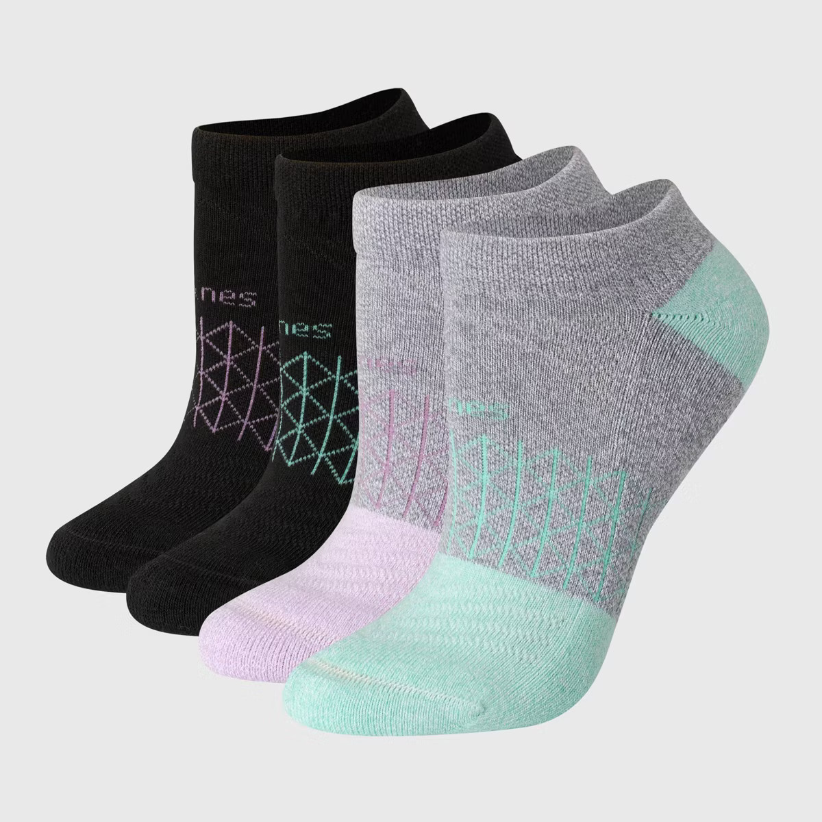 Hanes Women's 4pk Absolute Active No Show Socks - 5-9 | Target