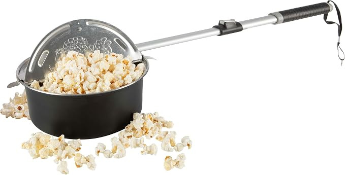 Campfire Popcorn Popper - Old Fashioned Popcorn Maker with Telescoping Handle - Camping Gear by G... | Amazon (US)