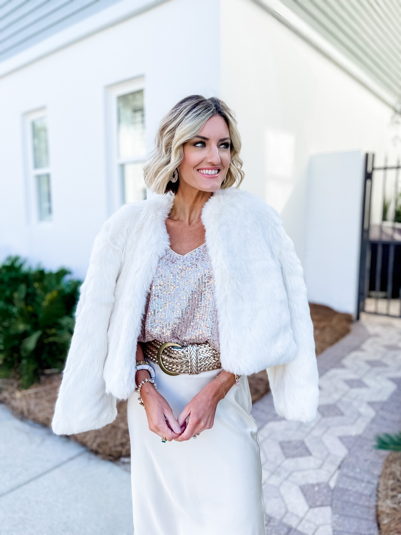 This faux fur coat is 20% off right now! Perfect for the holidays 👏 Loverly Grey is wearing an XS 

#LTKHoliday #LTKstyletip #LTKsalealert