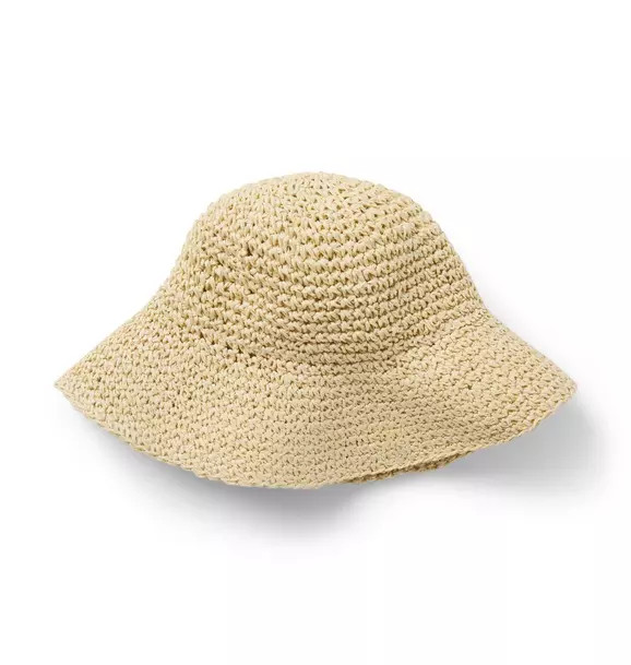 Straw Bucket Hat | Janie and Jack