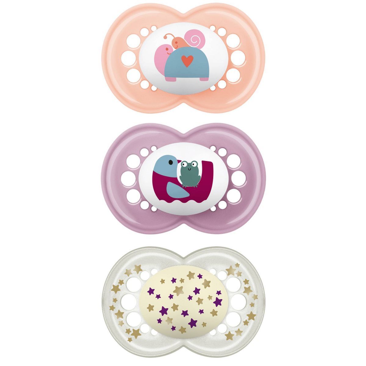 MAM Day/Night Triple Pack, 6+ Months - Purple/Pink 3ct | Target