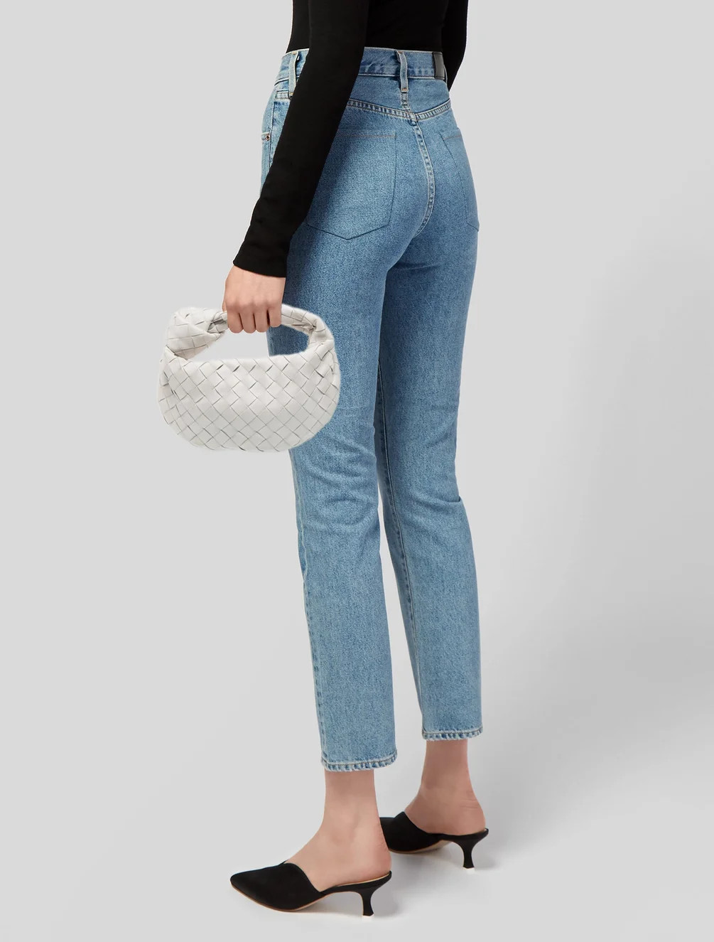 Bottega Veneta Intrecciato Jodie Mini - White Handle Bags, Handbags - BOT357467 | The RealReal | The RealReal
