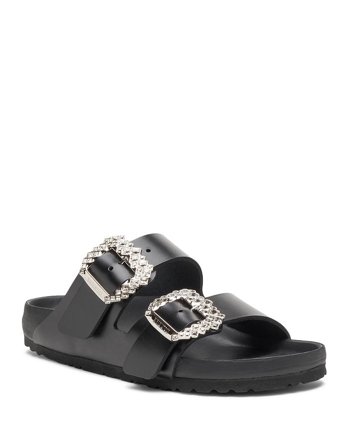 Birkenstock Manolo Blahnik x Women's Arizona Leather Slide Sandals Back to Results -  Shoes - Blo... | Bloomingdale's (US)