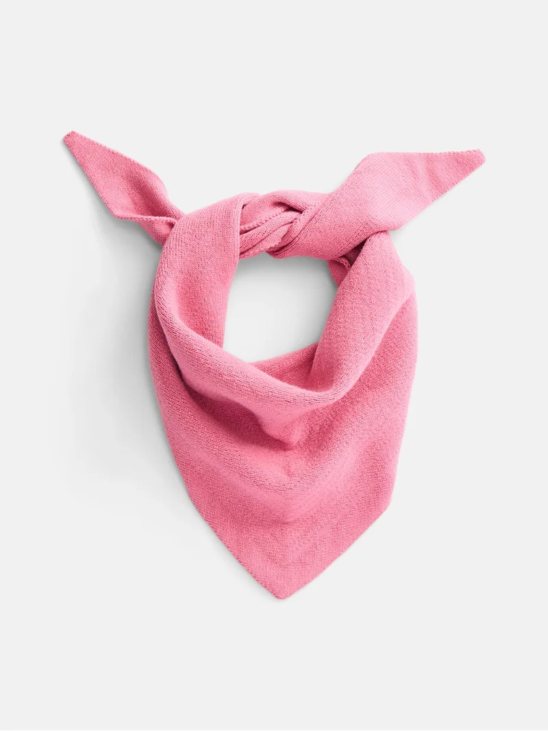 Scenario Women's Solid Knit Kite Scarf, Fanciful Pink | Walmart (US)