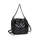 Steve Madden Petra Quilted Bucket Bag For Women - Eyelet With Drawstring Closure, Chic and Stylis... | Amazon (US)