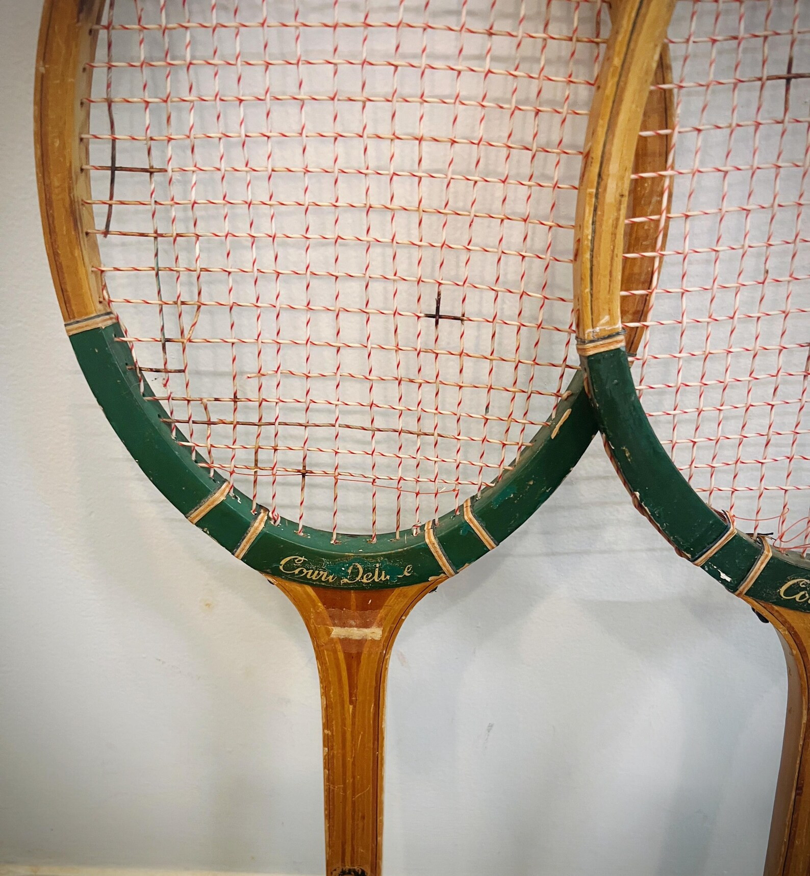 Vintage Wooden Tennis Racquets, Vintage Wooden Badmitten Racquets - Etsy | Etsy (US)
