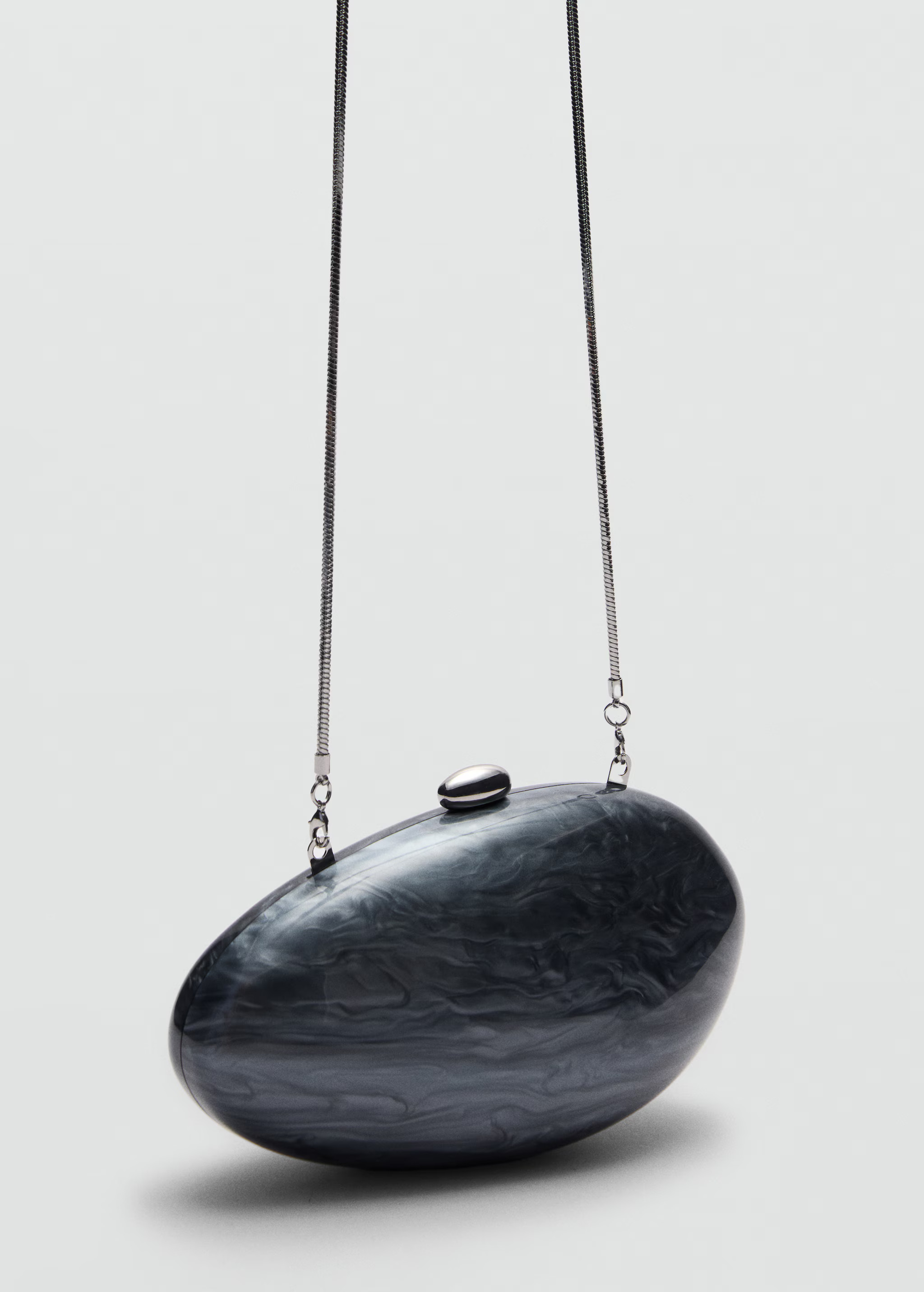 Pearl-effect clutch bag - Woman | MANGO United Kingdom | MANGO (UK)