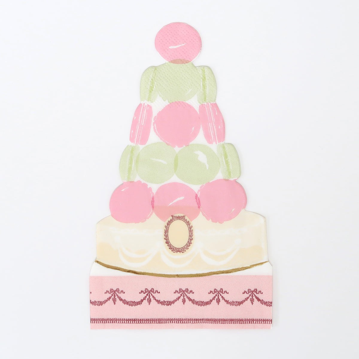Ladurée Paris Macaron Pyramid Napkins (x 16) | Meri Meri