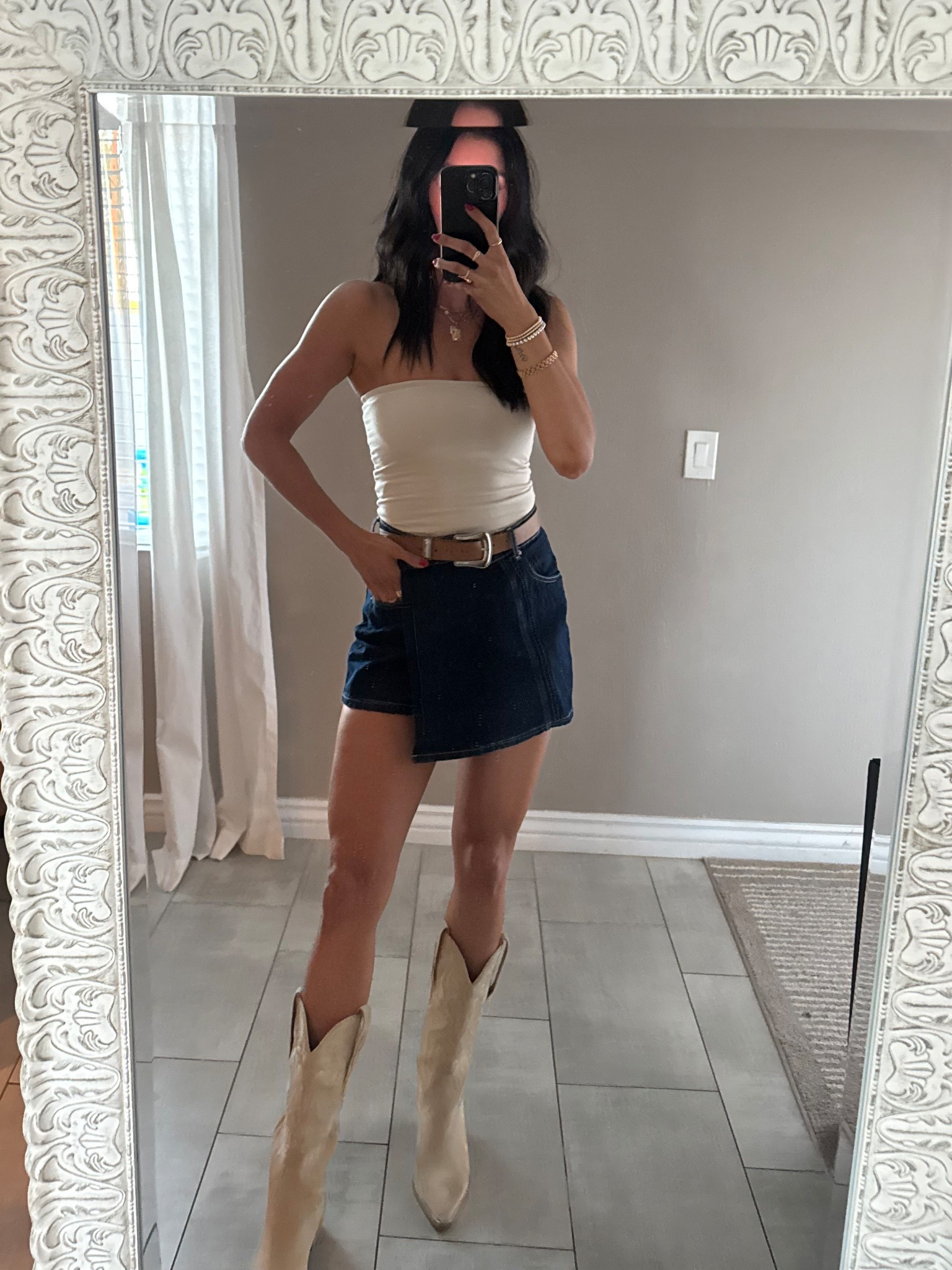 Girls night outfit - tube top is on sale!

#LTKStyleTip #LTKSaleAlert #LTKFindsUnder50