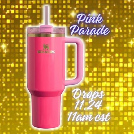 New Stanley Quencher Launches 11.24 at 11 am cst! Dont miss out on this gorgeous Pink Parade! 



#LTKSeasonal #LTKHoliday #LTKfindsunder50