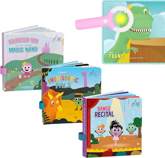 Glo Pals Light-Up Girl Books 3-Pack Library | Amazon (US)