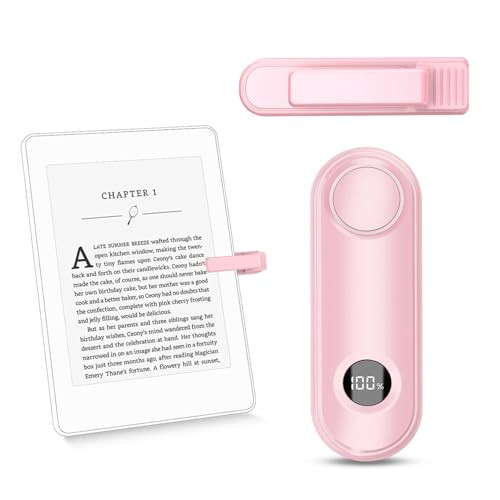 Inncarvs Remote Page Turner for Kindle Reading Accessories, Clicke for iPad iPhone Android Tablets E-Book Reading Noels, Camera Remote Shutter Selfie Controller, Pink | Amazon (US)