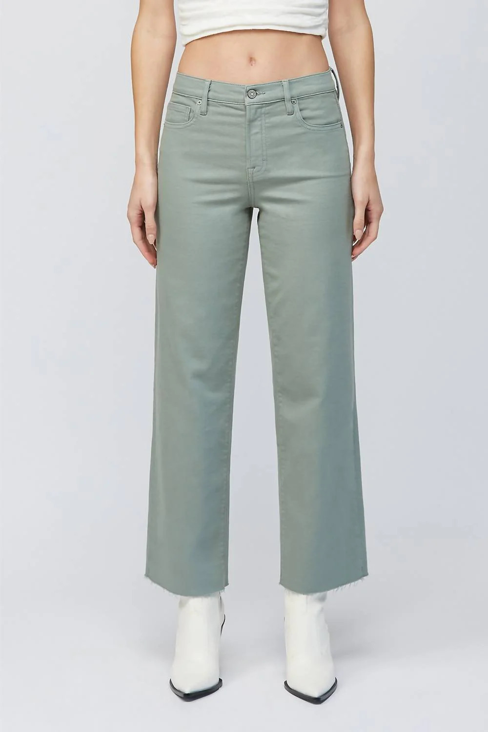 Logan Dad Jeans In Sage | Shop Simon
