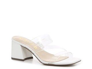 Unisa Miriam Slide Sandal - White Heels - White Sandals - Wedding Guest Outfit | DSW