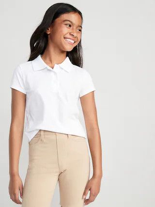 Uniform Jersey Polo Shirt for Girls | Old Navy (US)