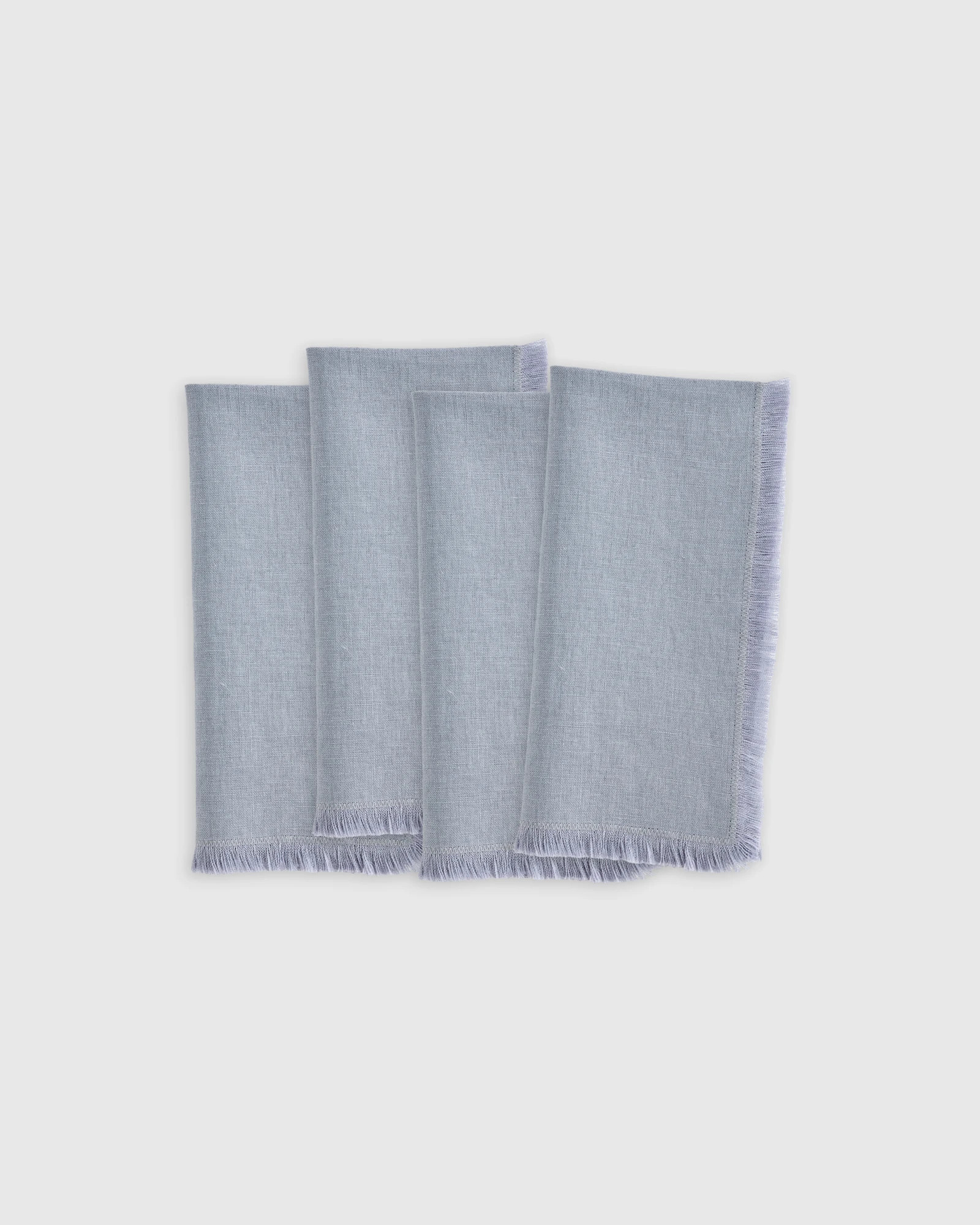 European Linen Fringe Napkins (Set of 4) | Quince