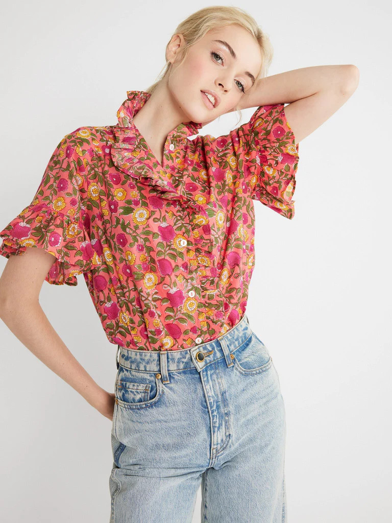 Shop Mille - Vanessa Top in Passionfruit | Mille