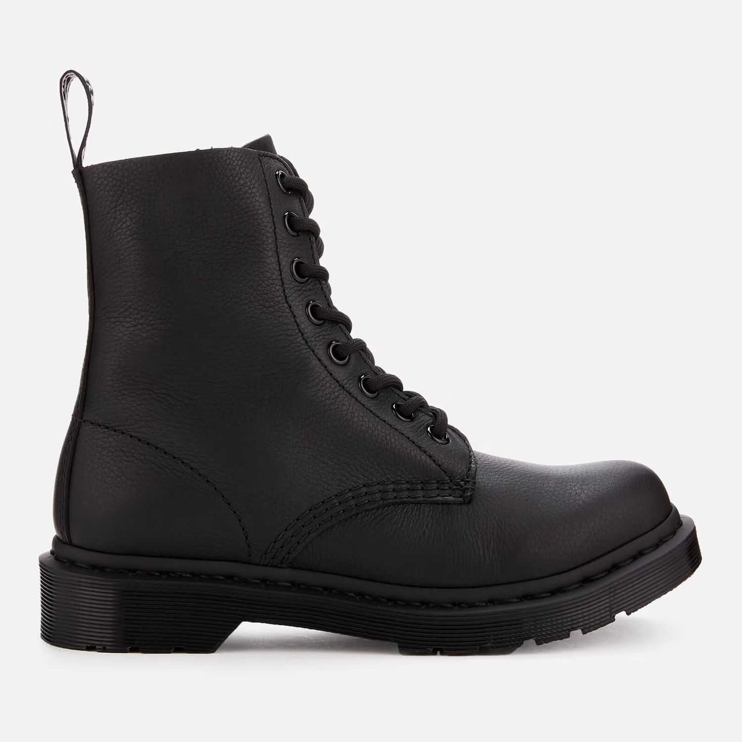 Dr. Martens Women's 1460 Pascal Virginia Leather 8-Eye Boots - Black Mono | Coggles (Global)